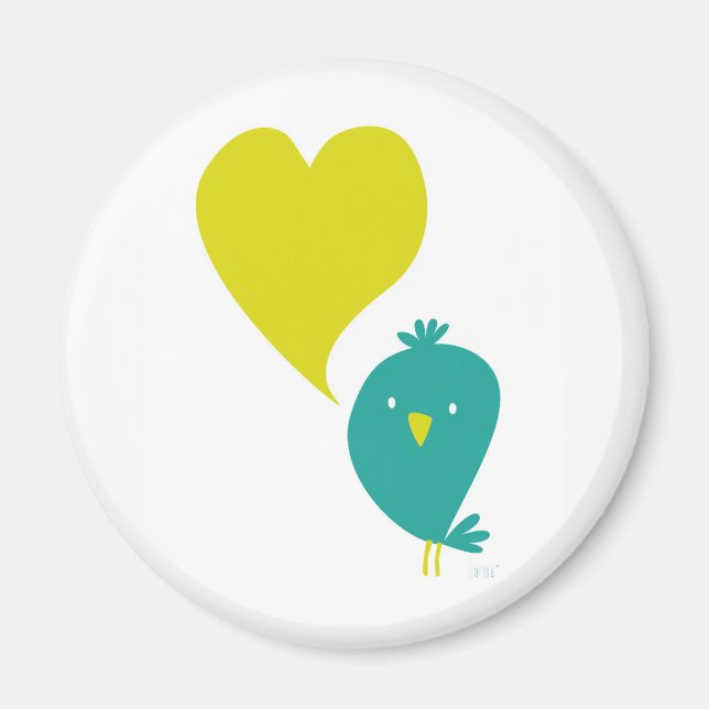 Imán Bird Love Magnet (Frente)