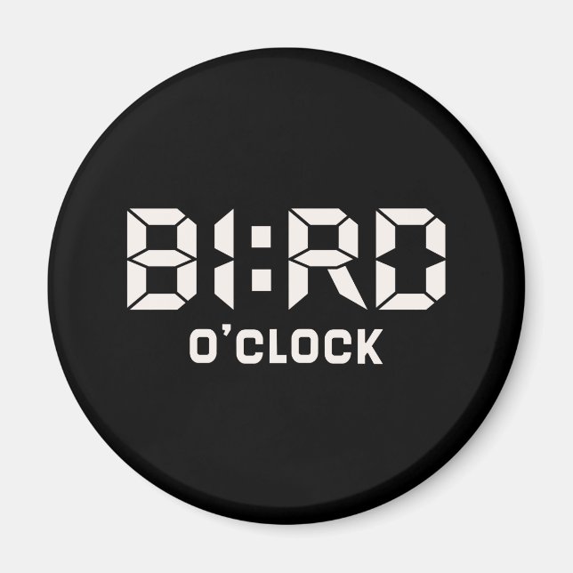 Imán BIRD O'Clock (Frente)