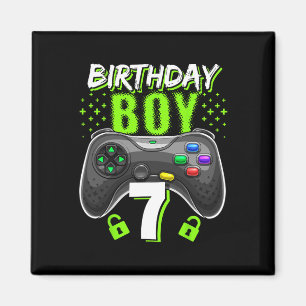 Imán Birday Boy 7 Video Game Controller Gamer 7Bir