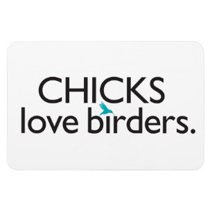 Imán Birders del amor de los polluelos