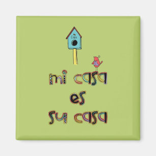 Imán Birdhouse de las casas del es su de las casas del