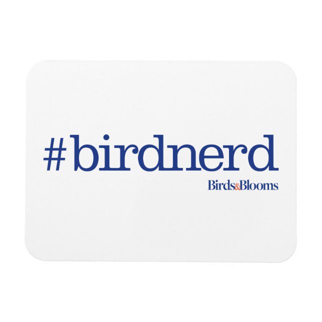 Imán #birdnerd (Horizontal)