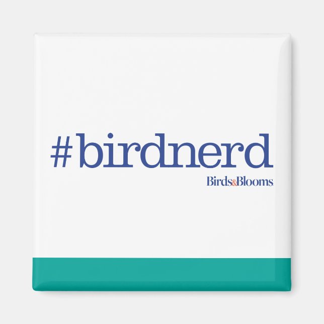 Imán #birdnerd (Frente)