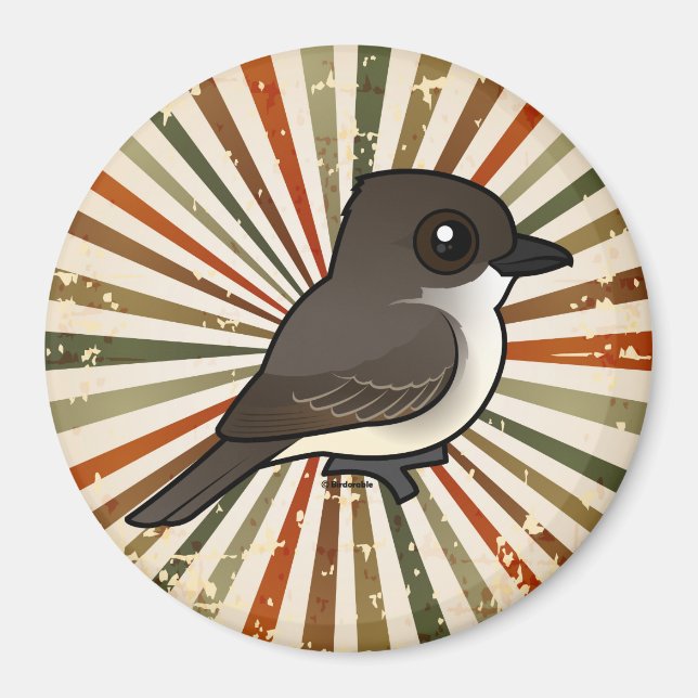 Imán Birdorable Eastern Phoebe (Frente)