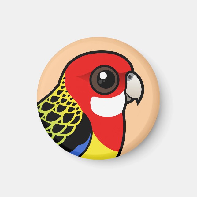 Imán Birdorable Eastern Rosella (Frente)