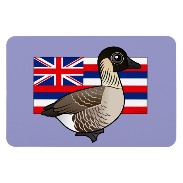 Imán Birdorable Estatal de Hawaii: Nene (Horizontal)