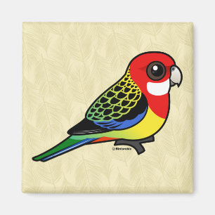 Imán Birdorable Rosella del este