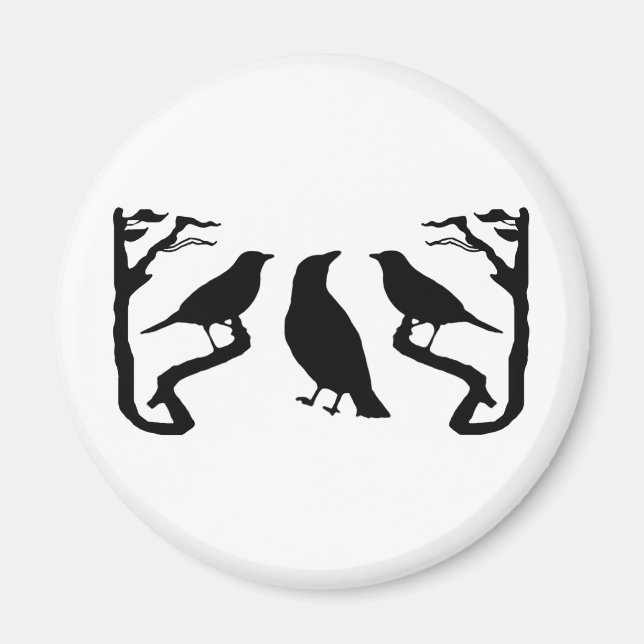 Imán Birds Silhouette (Frente)
