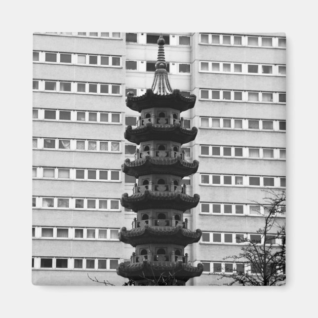 Imán Birmingham Chinese Pogoda (Frente)