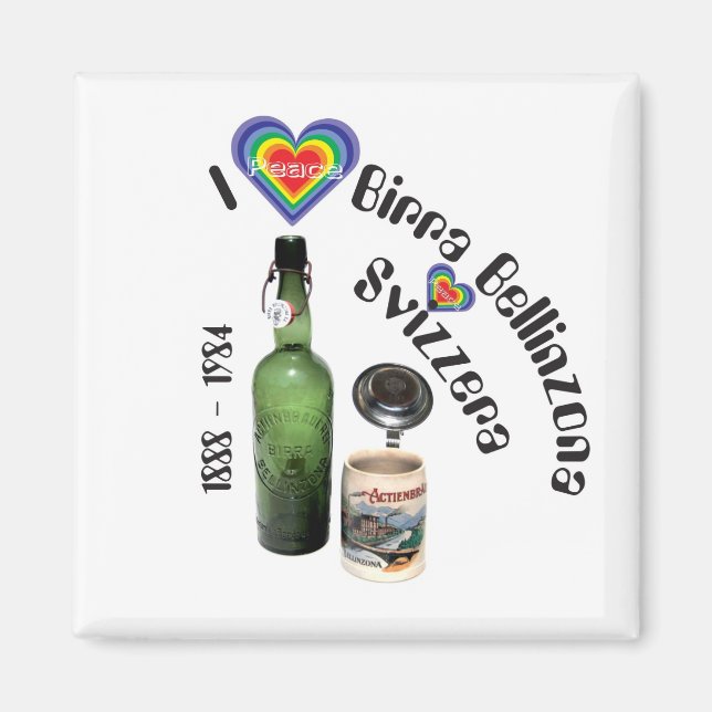 Imán Birra Bellinzona Magnet (Frente)