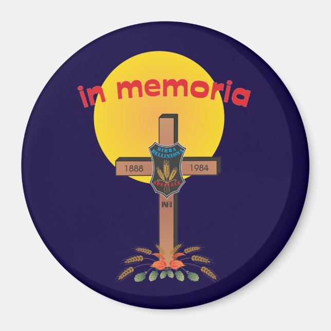 Imán Birra Bellinzona Magnet (Frente)