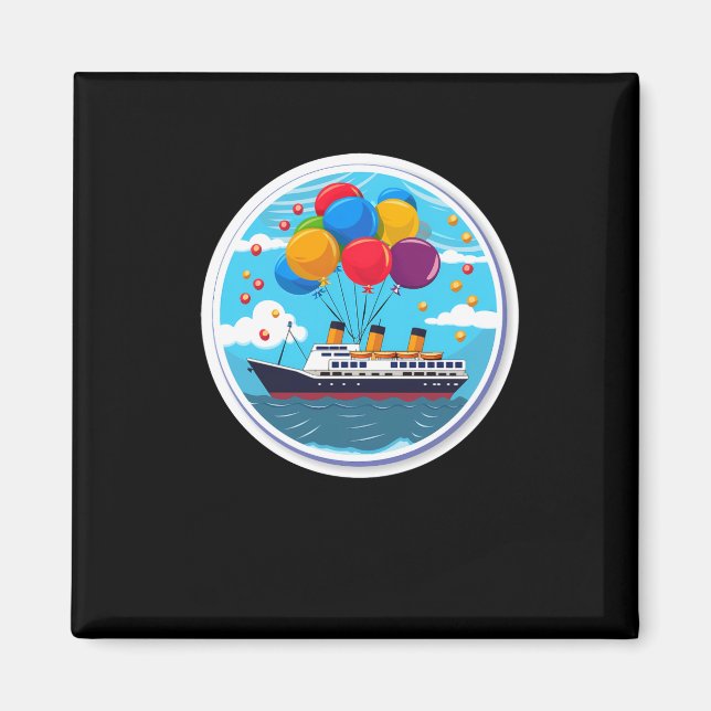 Imán Birthday Cruise Funny Group D  (Frente)