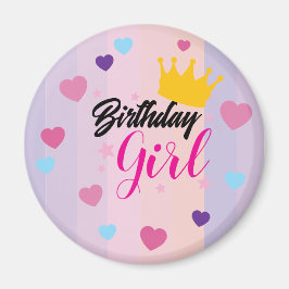 Imán Birthday for little girls