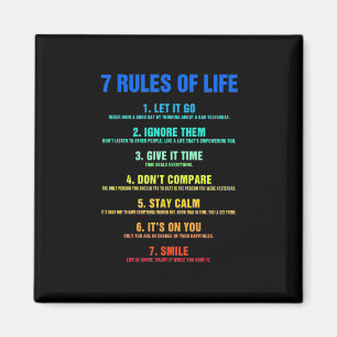Imán Birthday Gift 7 Rules Of Life