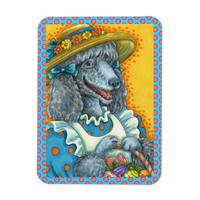 IMÁN BISCUITS DE PERRO Y CUBIERTA DE HUEVOS ORIENTALES, (Vertical)