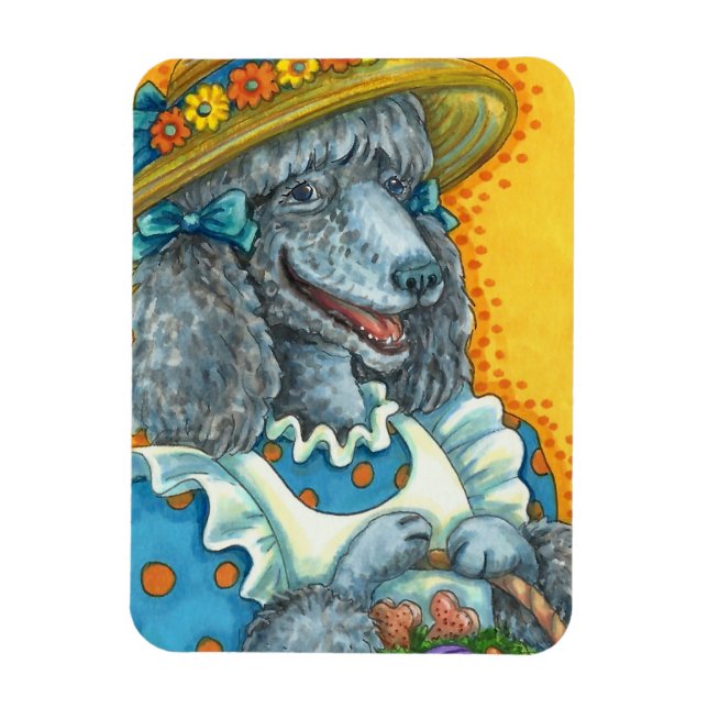 IMÁN BISCUITS DE PERRO Y CUBIERTA DE HUEVOS ORIENTALES, (Vertical)