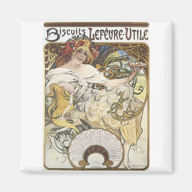 Imán Biscuits Lefeure-1897 (Frente)