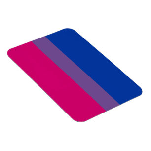 Imán bisexual de la bandera