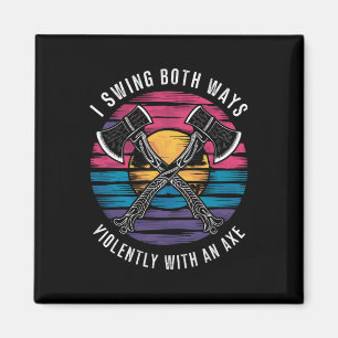 Imán Bisexual I Swing Ambas Formas Ax Graciosa Bandera