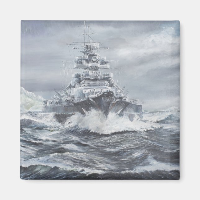 Imán Bismarck frente a la costa de Groenlandia 1900 hor (Frente)