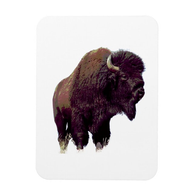 Imán Bison Búfalo  (Vertical)