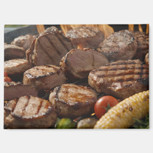 Imán Bistec a la parrilla BBQ