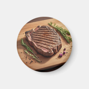 Imán Bistec Ribeye a la Parrilla con Romero