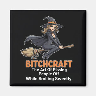 Imán "BITCHCRAFT"   Divertida definición de palabra