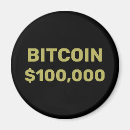Imán Bitcoin 100000 Celebración