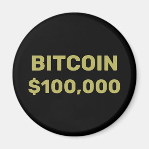 Imán Bitcoin 100000 Celebración