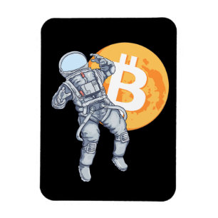 Imán BITCOIN -Astronauta Cripto- A La Luna