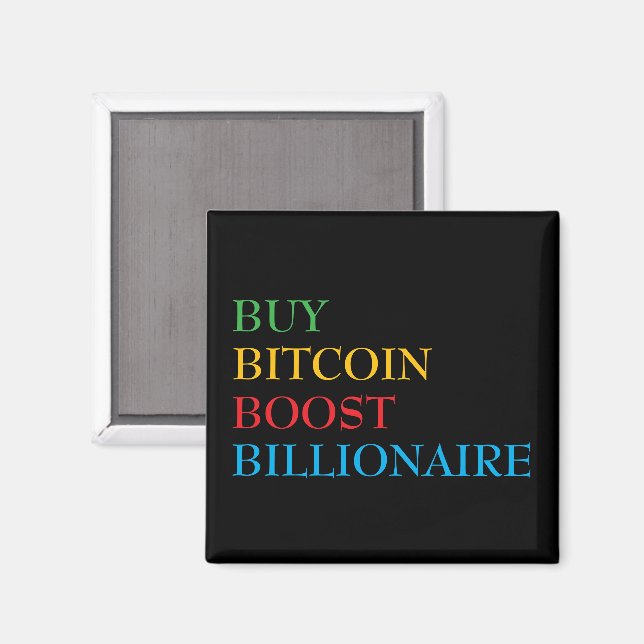 Imán Bitcoin Cripto (Anverso/Reverso)