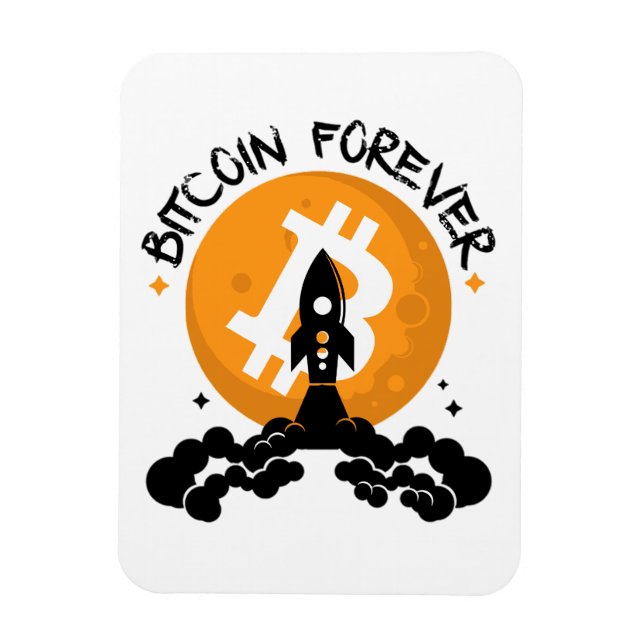 Imán Bitcoin Forever (Vertical)