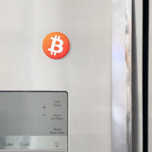 Imán Bitcoin (Naranja Clásico)