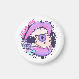 Imán Bite Me Pink Halloween Litros