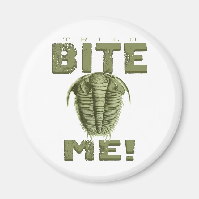 Imán Bite Me Trilobite (Frente)