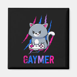 Imán Biual Gaymer Geek Orgullo Lgbt Videojuego Amantes