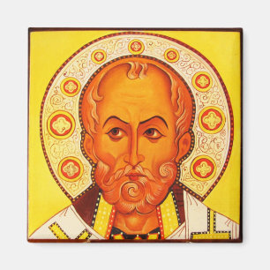 Imán bizantino ortodoxo del icono de San Nicolás