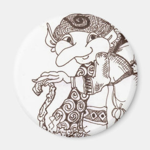 Imán Bizcocho borracho oscuro del Faerie