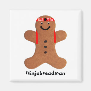 Imán Bizcocho de Ninjabreadman (galleta)