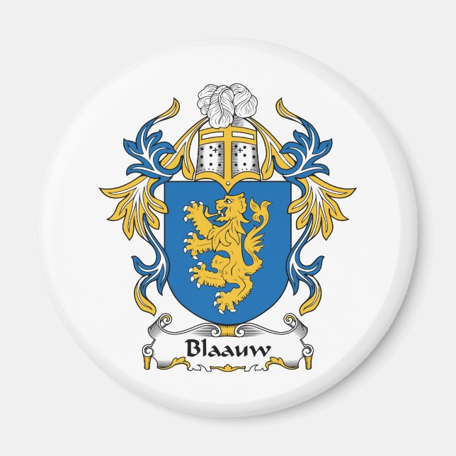 Imán Blaauw Family Crest (Frente)