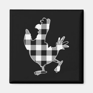 Imán Black &amp de pollo; Búfalo blanco Merry Chris