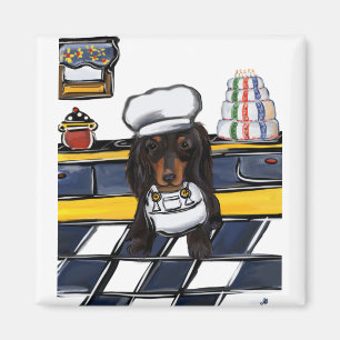 Imán Black Doxie Chef