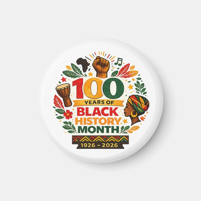 Imán Black History Month Anniversary (Frente)