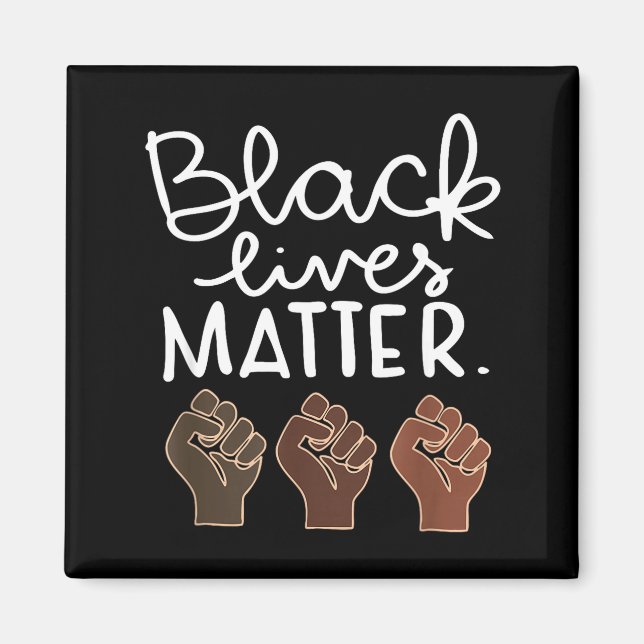 Imán Black Lives Blm Human Rights Black History Month  (Frente)