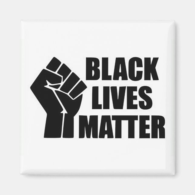 Imán Black Lives Matter - Logotipo BLM (Frente)