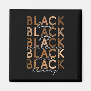 Imán Black Love Joy Excellence History Black Hist