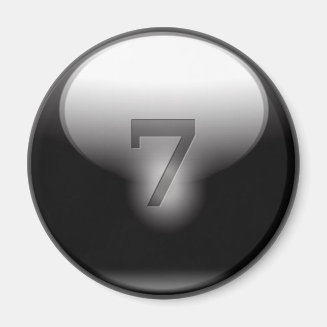Imán Black Lucky 7 (Frente)