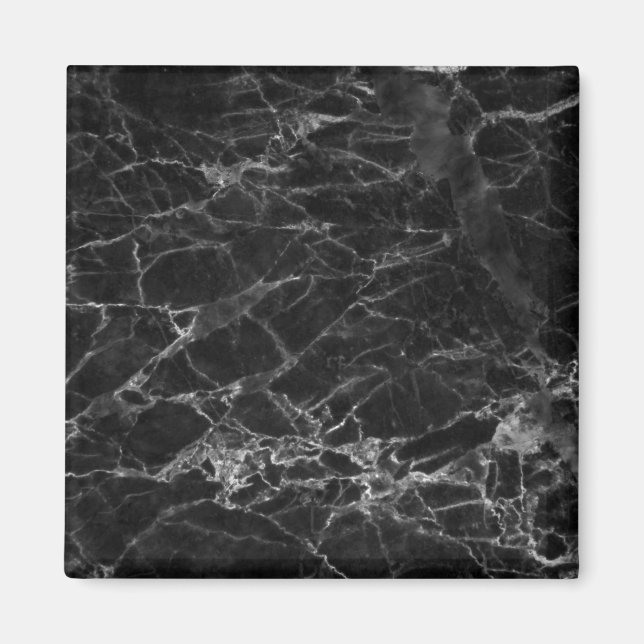 Imán Black Marble Stone Look (Frente)