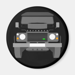 Imán Black Pop Classic Land Rover Defender
